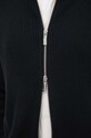 Armani Exchange kardigan z domieszką wełny 6DZE6G.ZM5BZ czarny