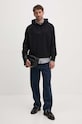 Armani Exchange hanorac de bumbac 6DZMLJ.ZJ4XZ negru AW24