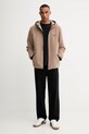 Tommy Jeans bluza polarowa DM0DM19224 brązowy AW25