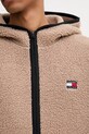 Tommy Jeans bluza polarowa DM0DM19224 brązowy