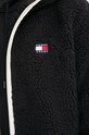 Fleecová mikina Tommy Jeans DM0DM19224 černá