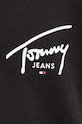 Tommy Jeans hanorac de bumbac DM0DM19229 negru
