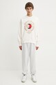 Tommy Jeans hanorac de bumbac DM0DM19243 bej AW24
