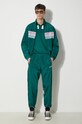 Tepláky adidas Originals 80s Nylon Archive 3-Stripes Track Top JC6519 zelená AW24