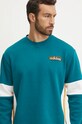 Dukserica adidas Originals Adibreak Crew tirkizna IW5813
