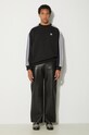 adidas Originals bluză Adicolor Oversized Crew IZ1829 negru AW24