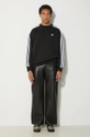 adidas Originals felpa Adicolor Oversized Crew IZ1829 nero AW24