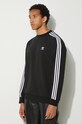 adidas Originals felpa Adicolor Oversized Crew nero IZ1829