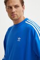 Dukserica adidas Originals Oversize Crew plava IZ2479