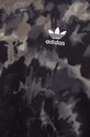 Pamučna dukserica adidas Originals Tie-Dyed Hooded Aop IZ2508 crna