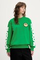 Oblečení Bavlněná mikina Barrow F4BWUASW143 zelená