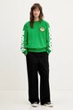 Bavlněná mikina Barrow F4BWUASW143 zelená