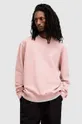ροζ Βαμβακερή μπλούζα AllSaints ACCESS Ανδρικά