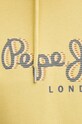 Bavlněná mikina Pepe Jeans SAUL HOODIE PM582695 žlutá