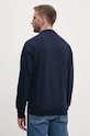 Odzież United Colors of Benetton bluza bawełniana 342ZU201J granatowy