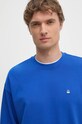 Îmbrăcăminte United Colors of Benetton hanorac de bumbac 342ZU1093 albastru