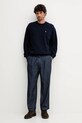 United Colors of Benetton hanorac de bumbac 342ZU1093 bleumarin AW25