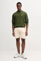 United Colors of Benetton hanorac de bumbac 342ZU1093 verde SS25