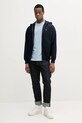 United Colors of Benetton bluza bawełniana 342ZU500P granatowy SS25