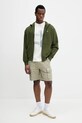 United Colors of Benetton bluza bawełniana 342ZU500P zielony SS25