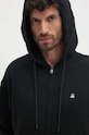 United Colors of Benetton hanorac de bumbac negru 342ZU500P