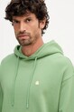 United Colors of Benetton hanorac de bumbac verde 342ZU201K