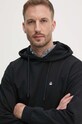 United Colors of Benetton hanorac de bumbac negru 342ZU201K