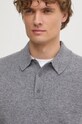 United Colors of Benetton sweter wełniany szary 1002U301C