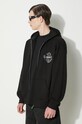 Carhartt WIP cotton sweatshirt Hooded Ablaze Jacket I033623.K02XX black