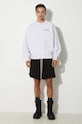 Bavlnená mikina Carhartt WIP Stamp Sweat I033620.00O06 sivá AW24