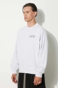 Βαμβακερή μπλούζα Carhartt WIP Stamp Sweat γκρί I033620.00O06