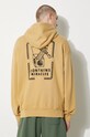 Oblečenie Bavlnená mikina Carhartt WIP Hooded Stamp Sweat I033621.23F06 béžová