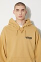 Bavlnená mikina Carhartt WIP Hooded Stamp Sweat béžová I033621.23F06