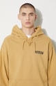 Bavlněná mikina Carhartt WIP Hooded Stamp Sweat béžová I033621.23F06