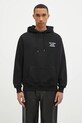 Oblečenie Bavlnená mikina Drôle de Monsieur Le Hoodie Slogan PERM.HO162.CO127.BL čierna