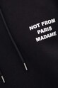 Хлопковая кофта Drôle de Monsieur Le Hoodie Slogan PERM.HO162.CO127.BL