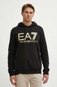 EA7 Emporio Armani pamut melegítőfelső fekete PJSHZ.6DPM16.1200