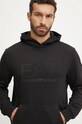 EA7 Emporio Armani hanorac de bumbac PJUAZ.6DPM22.1200 negru