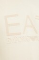 Хлопковая кофта EA7 Emporio Armani PJUAZ.6DPM22.1713 бежевый
