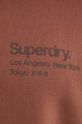 Pamučna dukserica Superdry M2013723A.4PZ smeđa