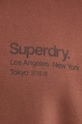 Superdry felpa in cotone M2013723A.4PZ marrone