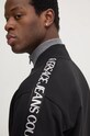 Хлопковая кофта Versace Jeans Couture 77GAIC02.CF02C чёрный
