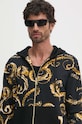 Bavlněná mikina Versace Jeans Couture černá 77GAI3Z1.FS161