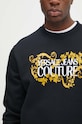 Bavlněná mikina Versace Jeans Couture 77GAIE05.CF02E černá