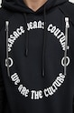 Versace Jeans Couture hanorac de bumbac 77GAIE06.CF02E negru