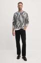 Versace Jeans Couture bluza bawełniana 77GAI3X0.FS176 szary AW24