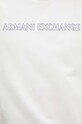 Хлопковая кофта Armani Exchange 6DZMBA.ZJADZ белый