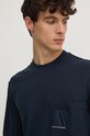 Armani Exchange tricou bleumarin 6DZMJC.ZJXHZ