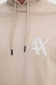 Pamučna dukserica Armani Exchange 6DZMJE.ZJ4XZ bež