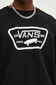 Vans bluza bawełniana VN000JSHBLK1 czarny